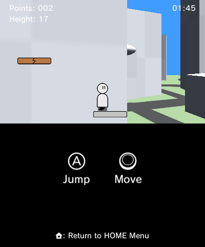 A screenshot of a prototype of the game